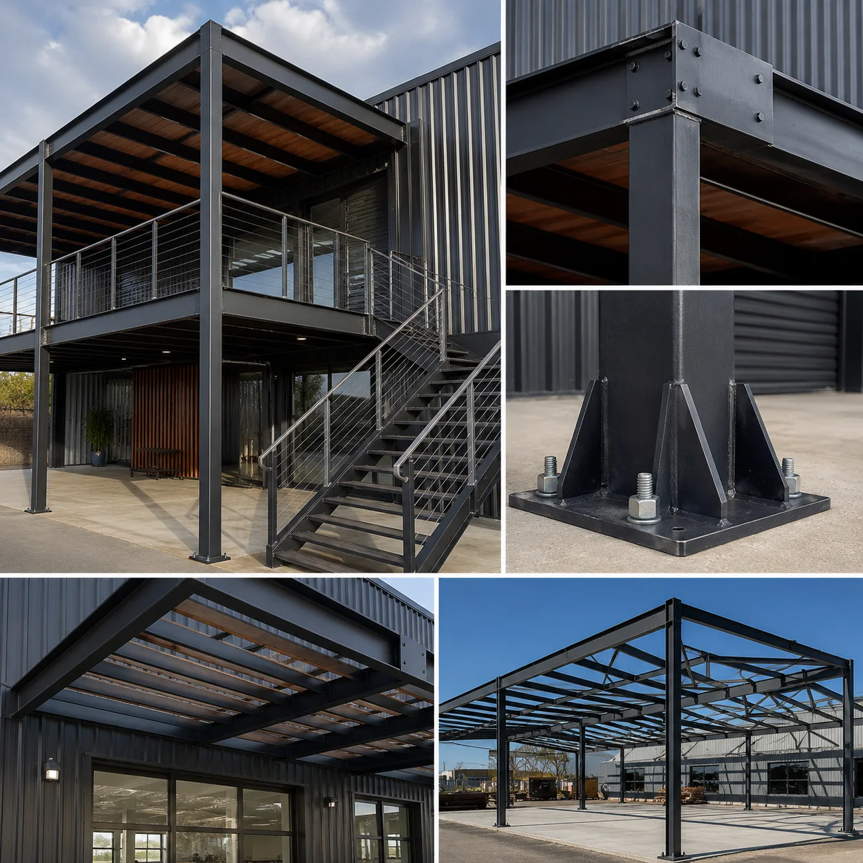 Custom architectural steel structures