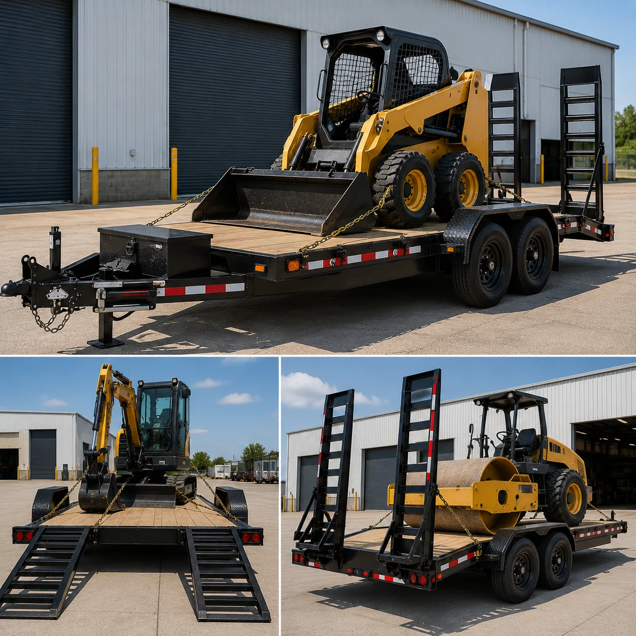 Equipment and machinery trailers