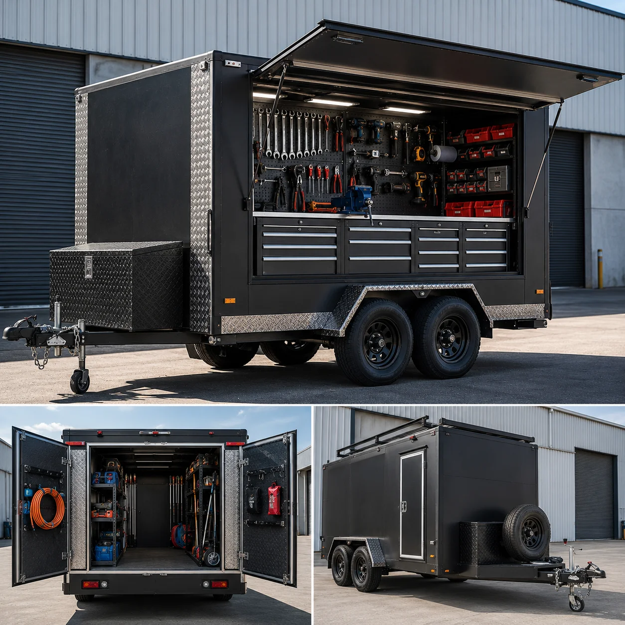 Trade and tool trailers